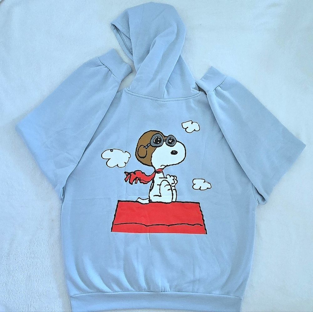 Peanuts🥜  "Snoopy World War I Flying Ace" Hoodie - NWT - Picture 10 of 13